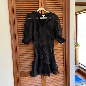 Rebecca Taylor black dress with lining